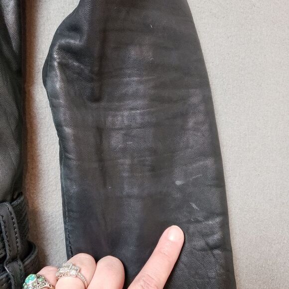 Lucky Brand 100% Lamb Leather Skin Jacket Size small - Picture 9 of 16